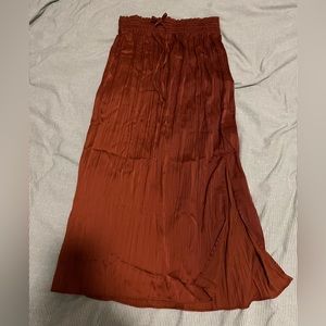 Gap pleated midi skirt
